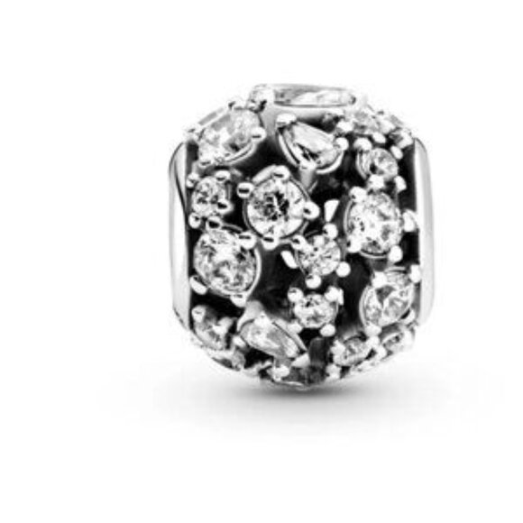PANDORA SPARKLE SPARKLING ROUND OPENWORK CHARMSKU: 799225C01 - Picture 2 of 5